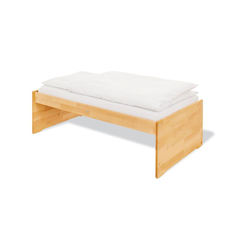 babyonlineshop Pinolino Natura Kinderbett 70x140 cm Massivholz inkl. Umbauseiten - zum Toppreis Riesige Ersparnisse