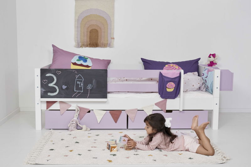 babyonlineshop Manis-h Einzelbett ohne Lattenrost 140x200 cm einfarbig - 22 Farben wählbar Neueste Stile