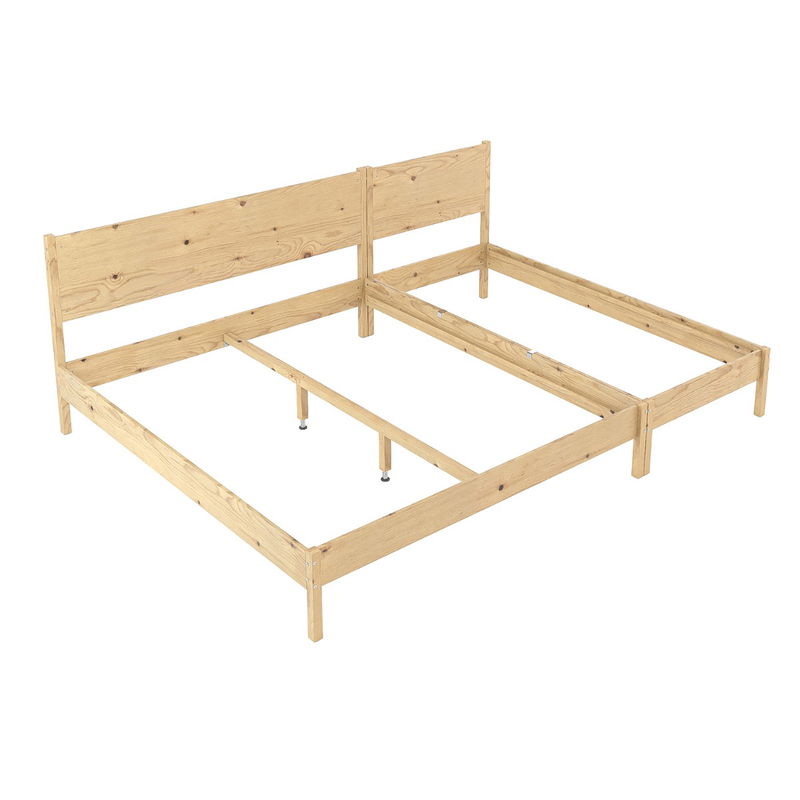 babyonlineshop Nature Kid Fabi Familienbett natur 180 x 200 cm Doppeltbett und 90 x 200 cm Einzelliege Bis zu 60% Rabatt