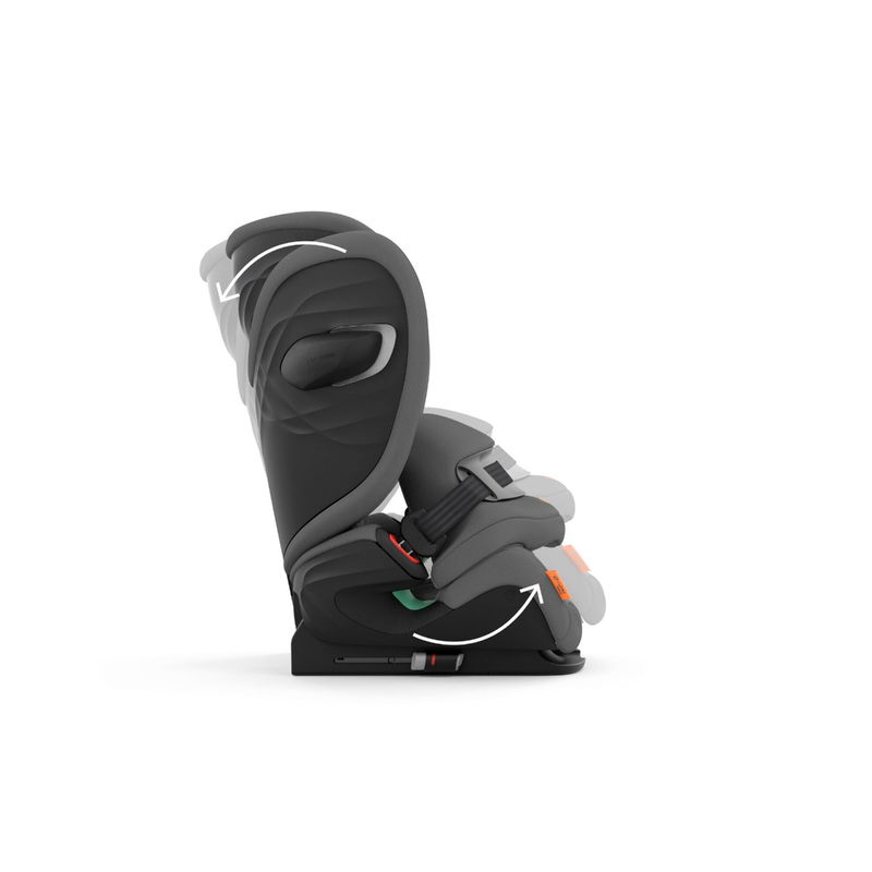 babyonlineshop CYBEX Pallas G i-Size Plus Kindersitz Lava Grey Gruppe 1 2 3 Fabrikladen