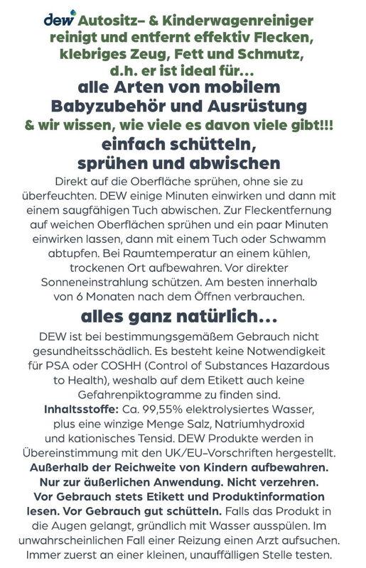 babyonlineshop tfk by dew - Autositz und Kinderwagen Reiniger (65ml) Online