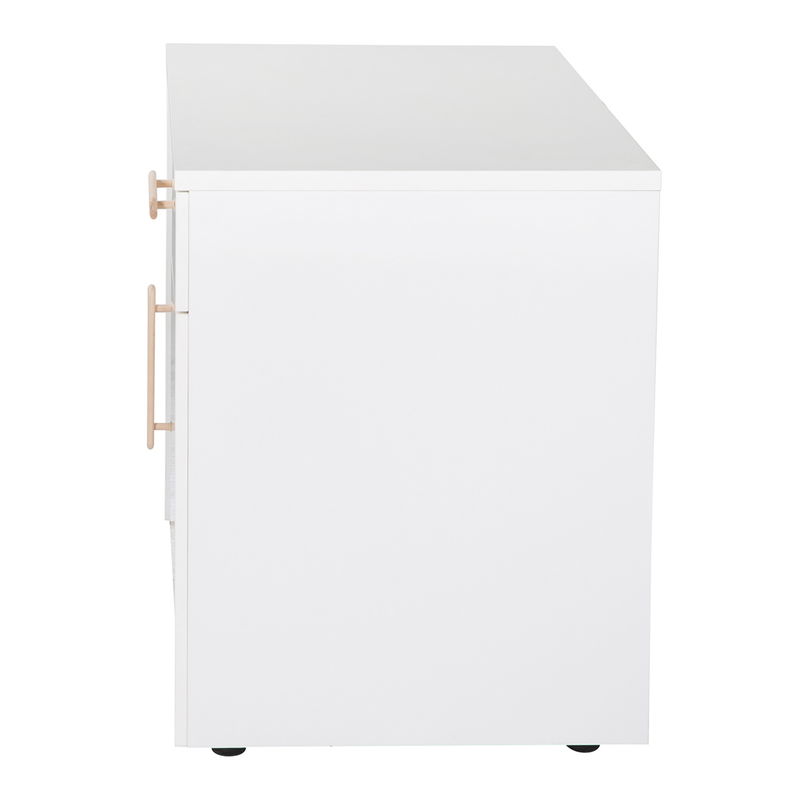 babyonlineshop roba Clara Schreibtisch weiß/natur Fabrikpreis
