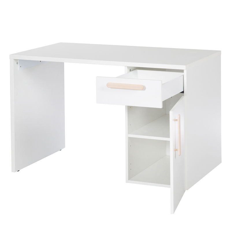 babyonlineshop roba Clara Schreibtisch weiß/natur Fabrikpreis