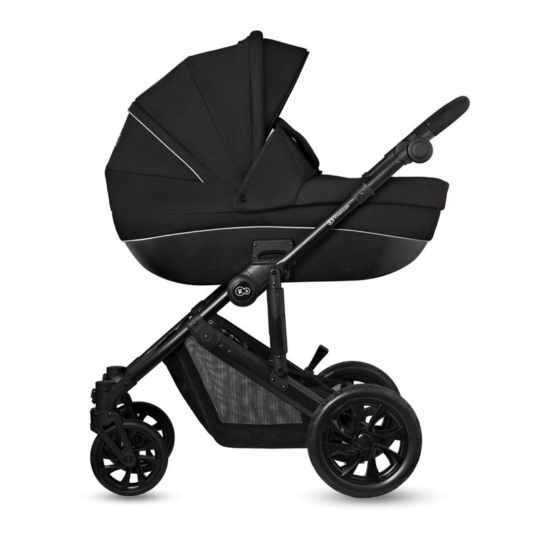 babyonlineshop Kinderkraft Kinderwagen 3in1 PRIME LITE Mink Pro black Valentinstagsangebot