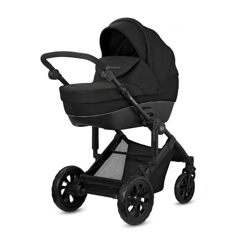babyonlineshop Kinderkraft Kinderwagen 3in1 PRIME LITE Mink Pro black Valentinstagsangebot