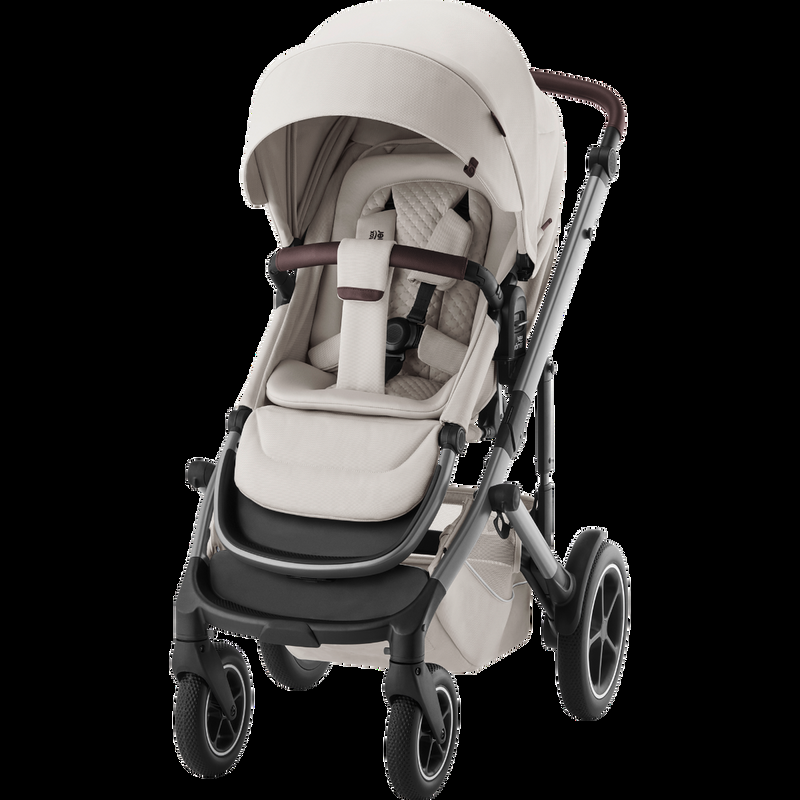 babyonlineshop Britax Smile 5Z 3-in-1 Set Soft Taupe LUX - Sportwagen + Babywanne + Baby-Safe Pro Exklusive Angebote