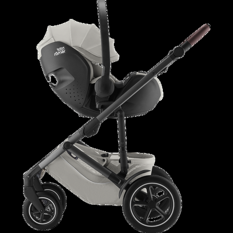 babyonlineshop Britax Smile 5Z Kinderwagen Bundle - Linen Grey Riesige Ersparnisse