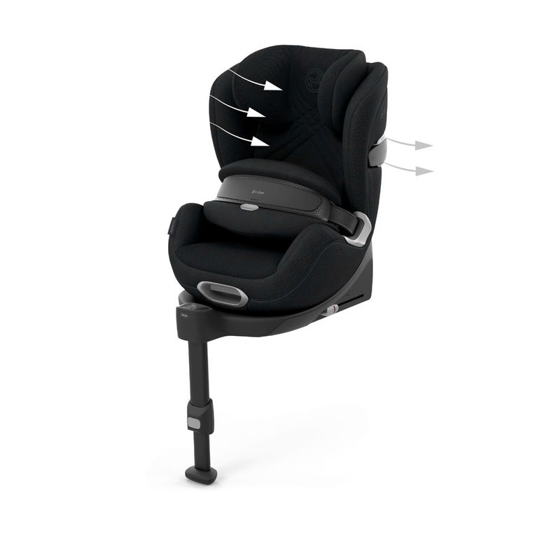 babyonlineshop CYBEX Anoris T2 i-Size Kindersitz Plus Sepia Black Ab 15 Monate bis ca. 7 Jahre Begrenzte Freigabe