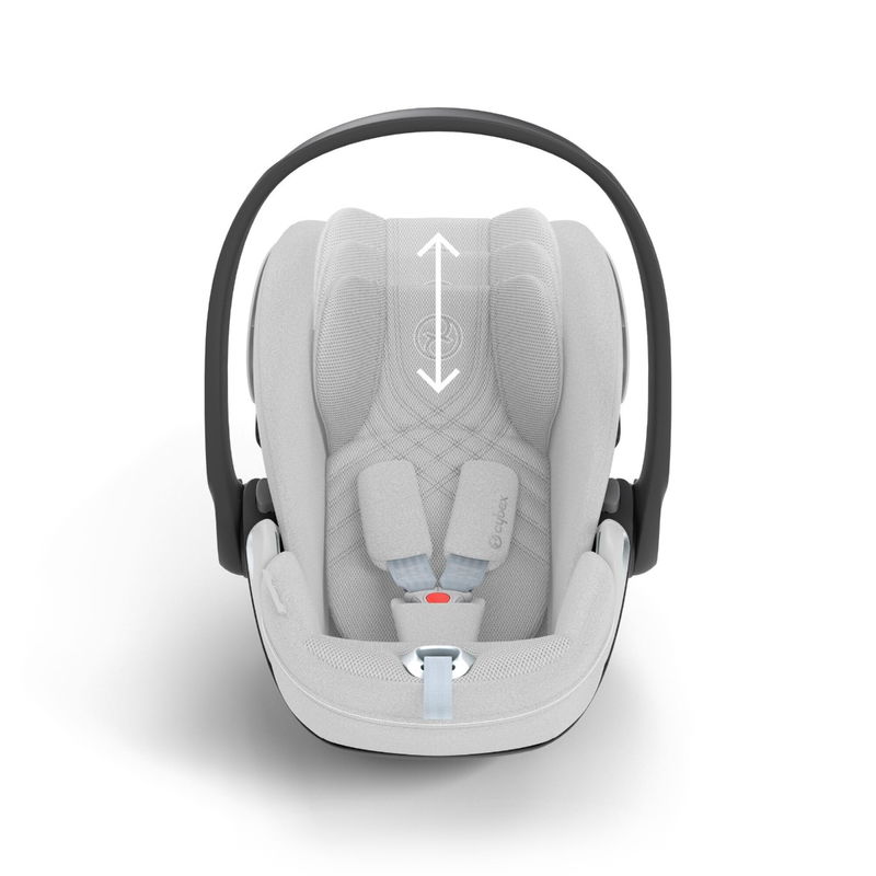 babyonlineshop CYBEX Cloud T i-Size Plus Platinum White Babyschale Letzte 3 Tage