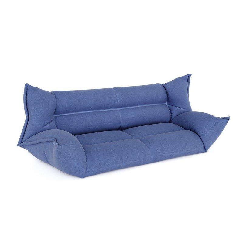 babyonlineshop Nature Kid Faltsofa blau mehrfach verstellbar mit rutschfestem Unterboden Fabrik Onlineshop