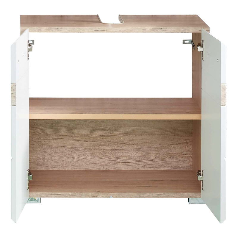 babyonlineshop trendteam Set-One Bad Kombination 4-teilig Weiß / Eiche Muttertagsangebot