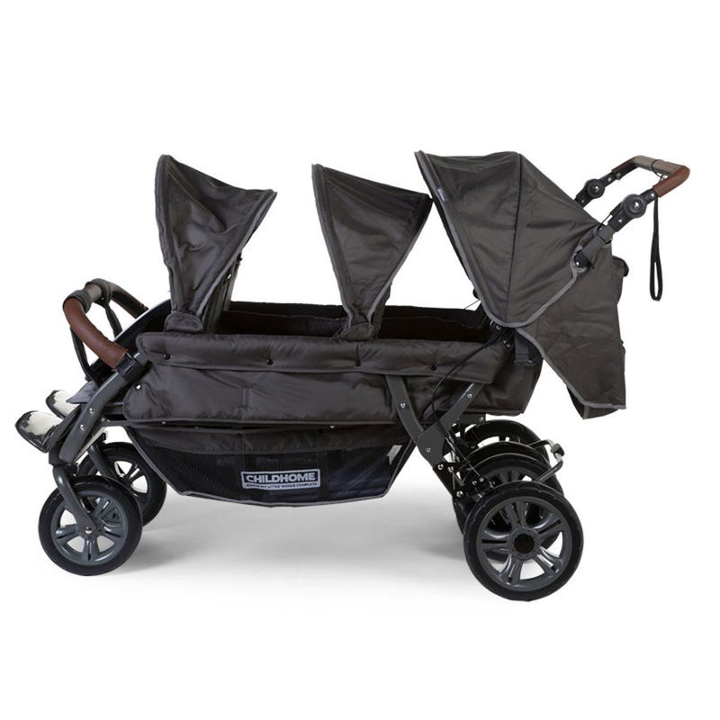 babyonlineshop Childhome neuer Six Seater Sechserwagen anthrazit robust und komfortabel Räumungsverkauf
