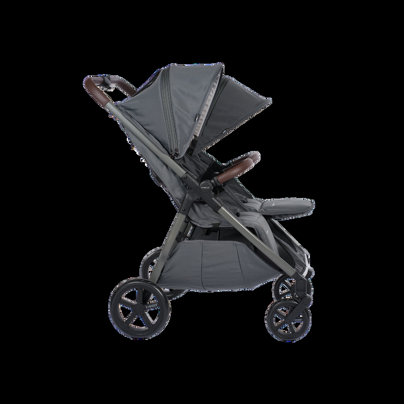 babyonlineshop MastSwiss M.Twin x VOLCANIC ASH Geschwisterwagen Begrenzte Freigabe