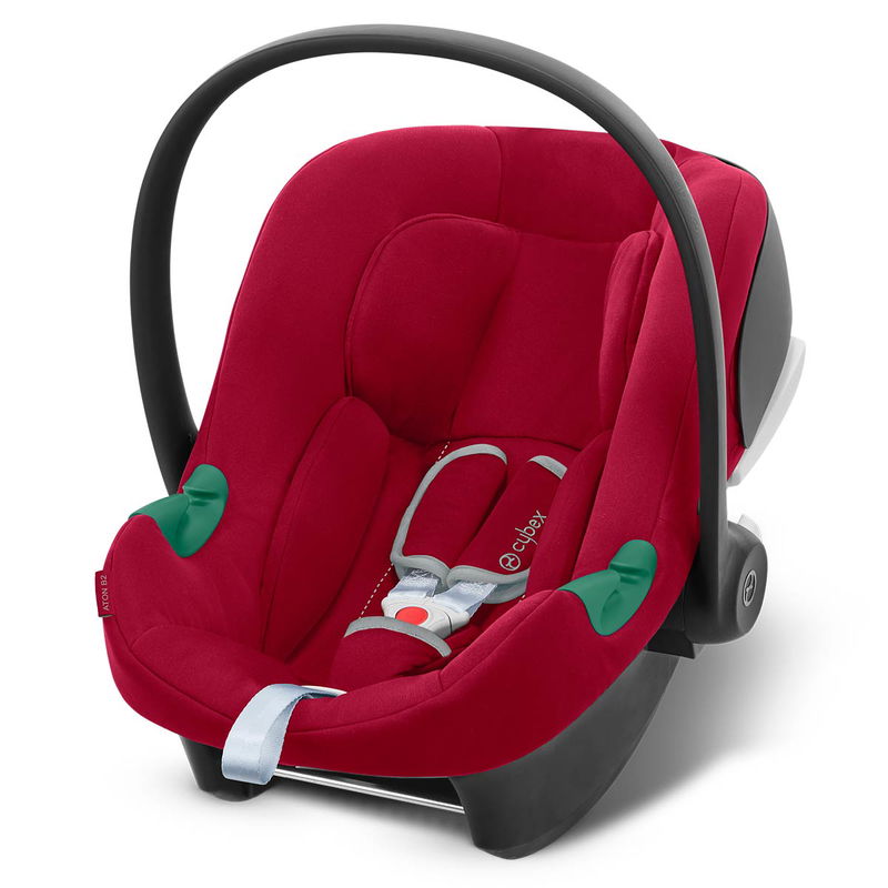 babyonlineshop CYBEX Aton B2 i-Size Babyschale Dynamic Red inklusive Base One Gruppe 0+ Vierteljährliche Förderung