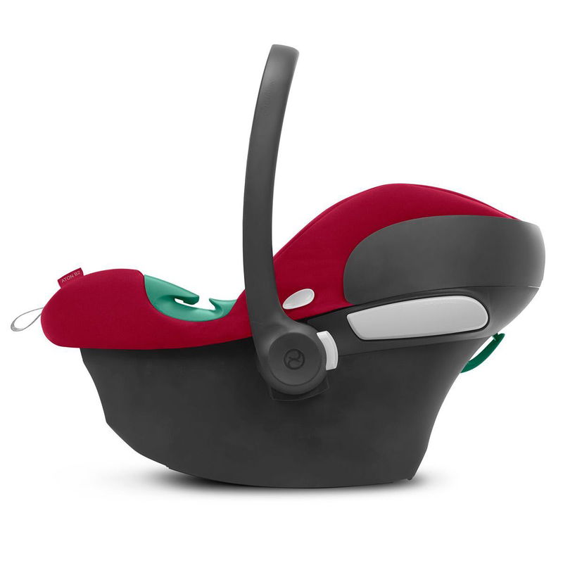 babyonlineshop CYBEX Aton B2 i-Size Babyschale Dynamic Red inklusive Base One Gruppe 0+ Vierteljährliche Förderung
