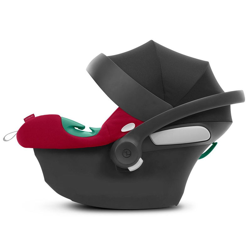 babyonlineshop CYBEX Aton B2 i-Size Babyschale Dynamic Red inklusive Base One Gruppe 0+ Vierteljährliche Förderung