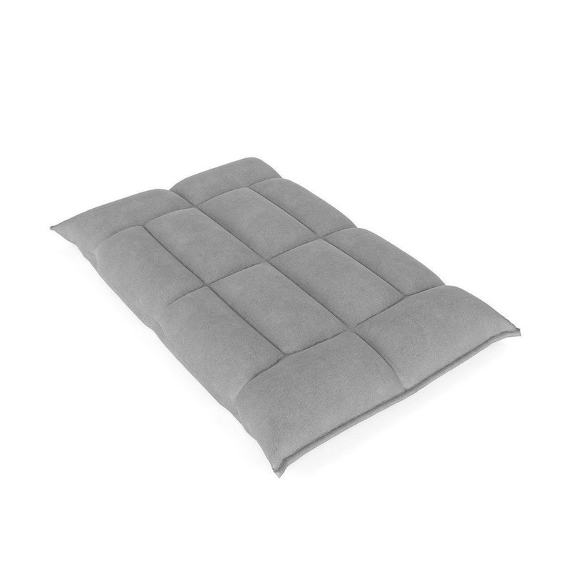 babyonlineshop Nature Kid Faltsofa grau mehrfach verstellbar mit rutschfestem Unterboden Auslauf