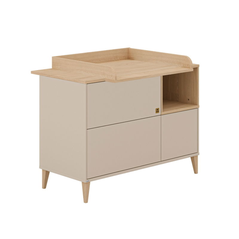 babyonlineshop Paidi Mila & Ben Kinderzimmer 4-türig Cashmere-Beige / Scandinavian-Wood Fabrik Onlineshop