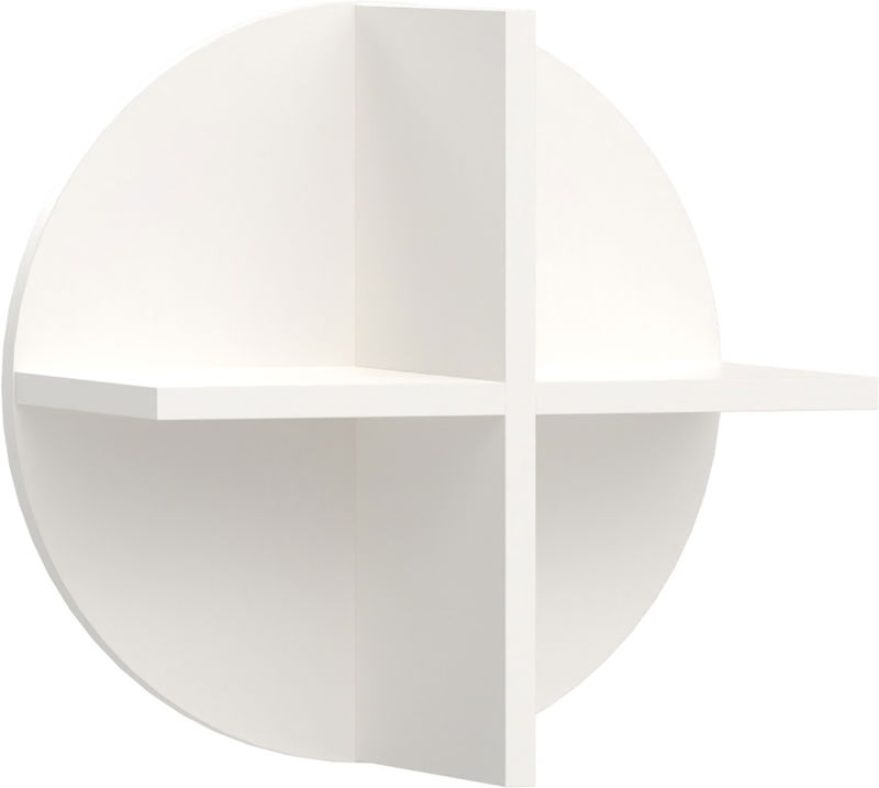 babyonlineshop Vox RELI - Wandregal Rund / Alabasterweiß