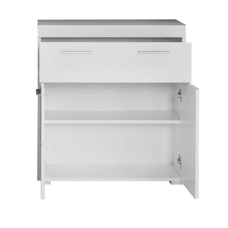 babyonlineshop trendteam Amanda Standschrank 73x79x31 cm weiß Vatertagsangebot