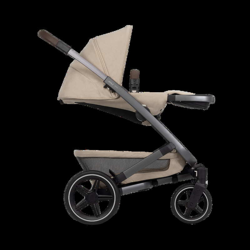 babyonlineshop Joolz Geo 3 Kinderwagen Bundle Sandy taupe + Cloud T i-Size Base T & Fußsack Speichern exportieren