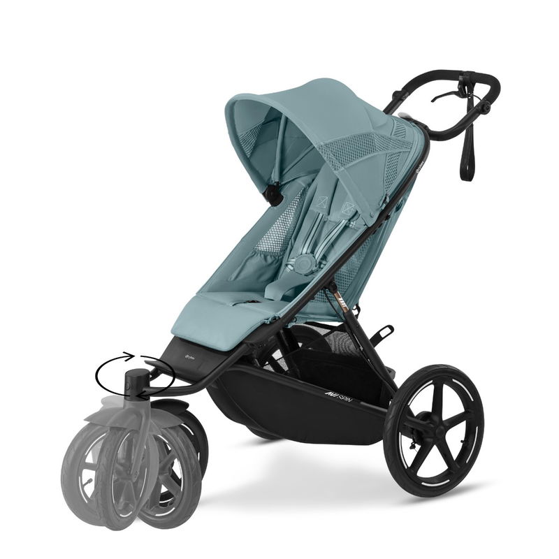 babyonlineshop CYBEX AVI SPIN Sportwagen Stormy Blue Im Verkauf