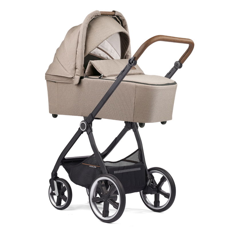 babyonlineshop Gesslein INDY M2 Swing Kinderwagen Gestell schwarz mit Panorama Lyx Babywanne Farbe wählbar Rabatte dieses Monats