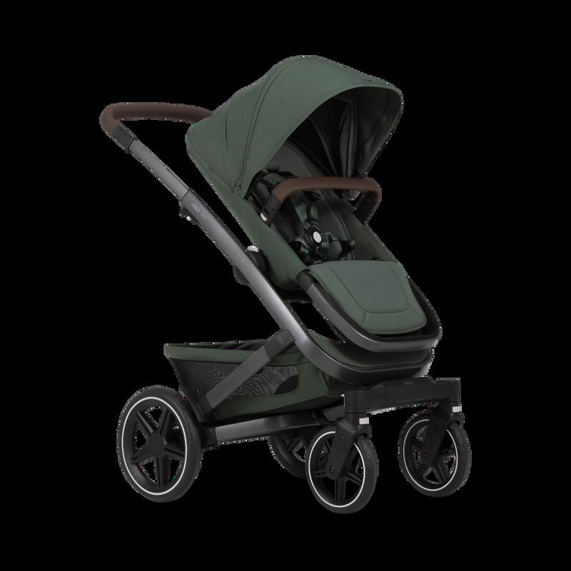 babyonlineshop Joolz Geo 3 Kinderwagen Bundle Forest green + Cloud T i-Size Base T & Fußsack Auslauf