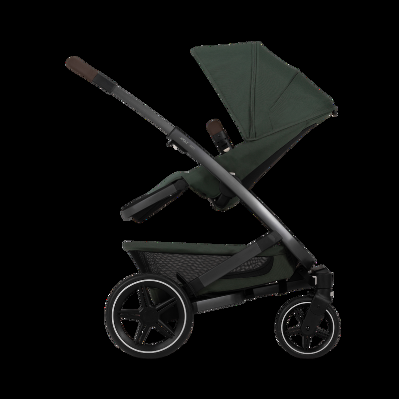 babyonlineshop Joolz Geo 3 Kinderwagen Bundle Forest green + Cloud T i-Size Base T & Fußsack Auslauf