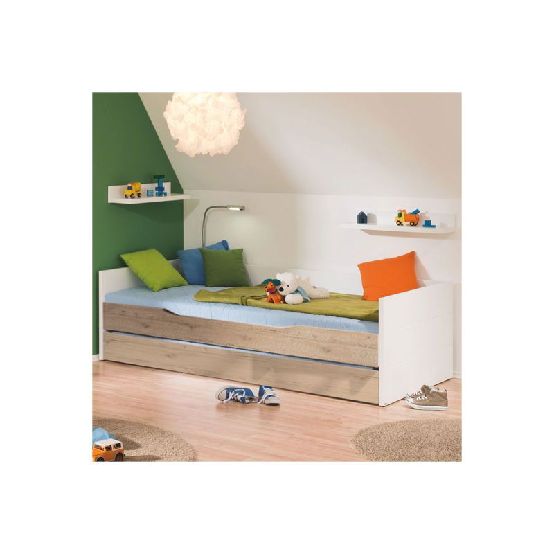 babyonlineshop Paidi Fionn Liege Kreideweiß 90x200 cm hohes Fußteil