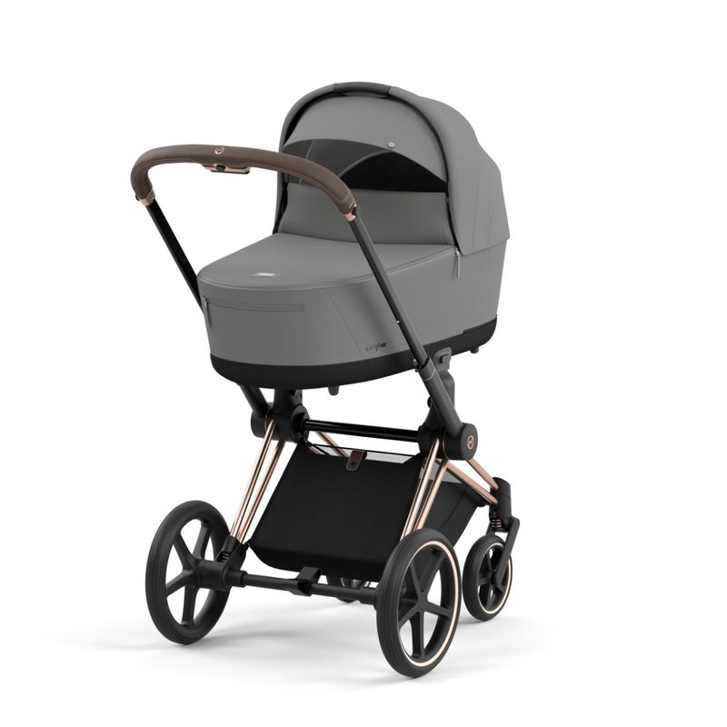 babyonlineshop CYBEX PRIAM Kinderwagen Mirage Grey Bundle Plus New Generation inkl. Zubehörartikel Blitzverkäufe