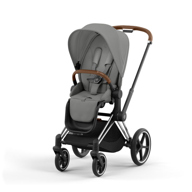 babyonlineshop CYBEX PRIAM Kinderwagen Mirage Grey Bundle Plus New Generation inkl. Zubehörartikel Blitzverkäufe