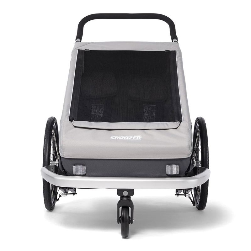 babyonlineshop Croozer Kid Keeke 2 Stone grey 2in1 Fahrradanhänger & Buggy-Set Sonderangebot
