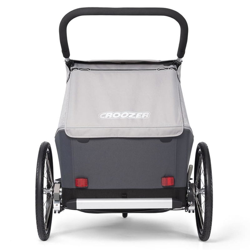 babyonlineshop Croozer Kid Keeke 2 Stone grey 2in1 Fahrradanhänger & Buggy-Set Sonderangebot