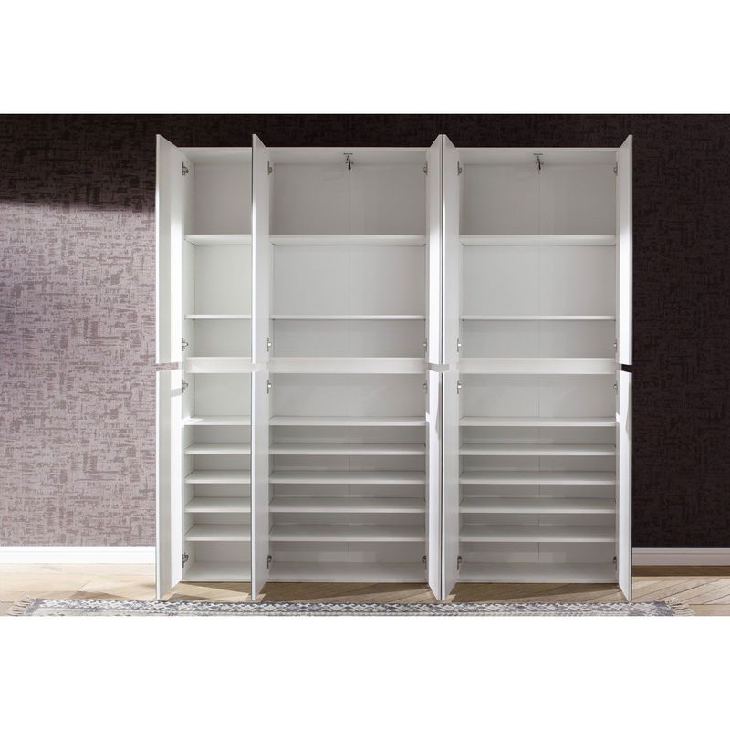 babyonlineshop trendteam Mirror Spiegelgarderobenschrank Weiß Melamin Begrenztes Angebot