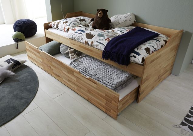 babyonlineshop Relita LILLY Kojenbett 90x200 Buche massiv natur lackiert Cyber Monday