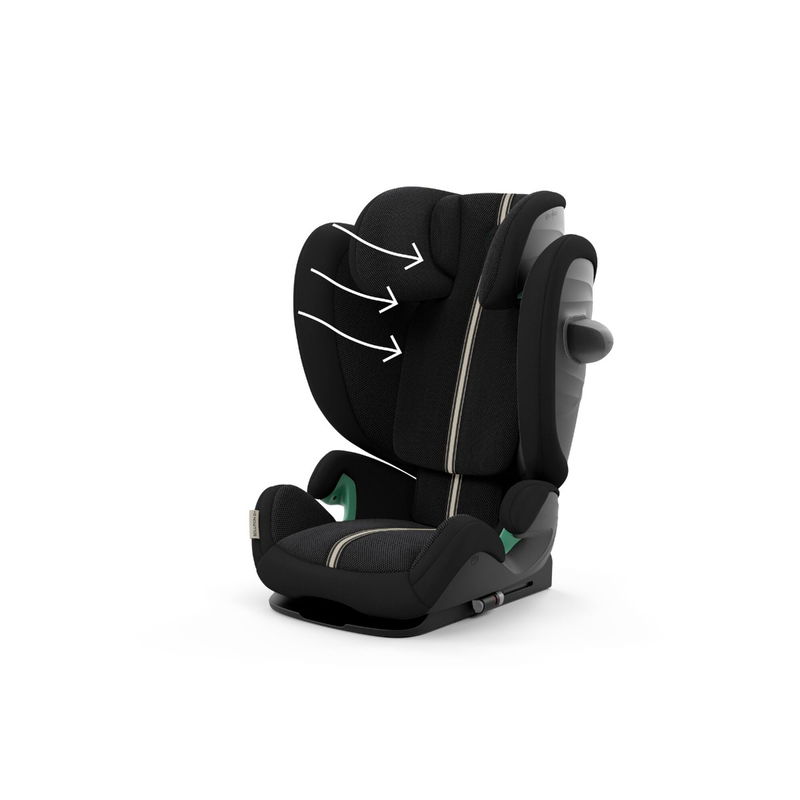 babyonlineshop CYBEX Solution G i-Fix Plus Kindersitz Moon Black 3 bis 12 Jahre Neuheiten