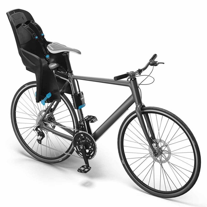 babyonlineshop Thule RideAlong Lite Fahrradkindersitz dunkelgrau die sichere Transportmöglichkeit Kauf eins, bekomm eins gratis