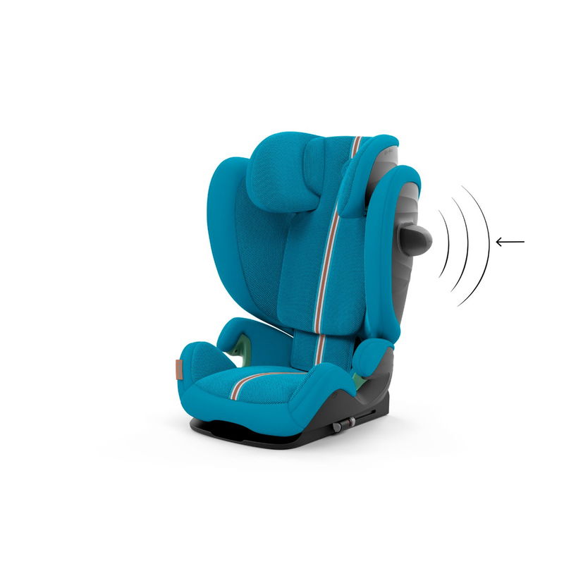 babyonlineshop CYBEX Solution G i-Fix Plus Kindersitz Beach Blue 3 bis 12 Jahre Kostenlose Rückgabe