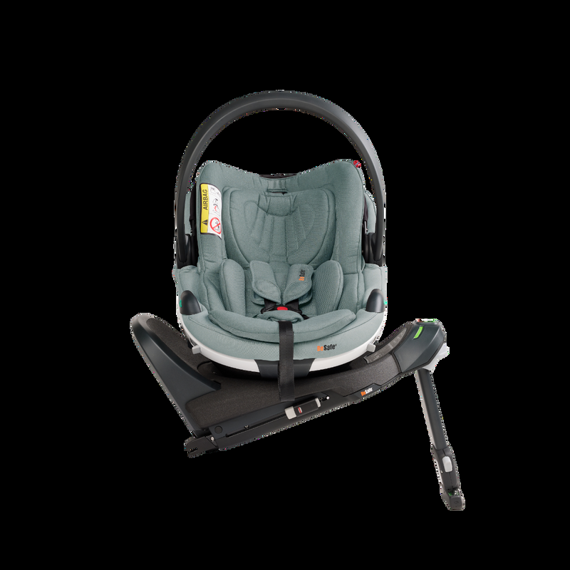babyonlineshop BeSafe Go Beyond Babyschale und Beyond 360 Autositz mit 2 Bases Sea Green Mélange Letzte 2 Tage