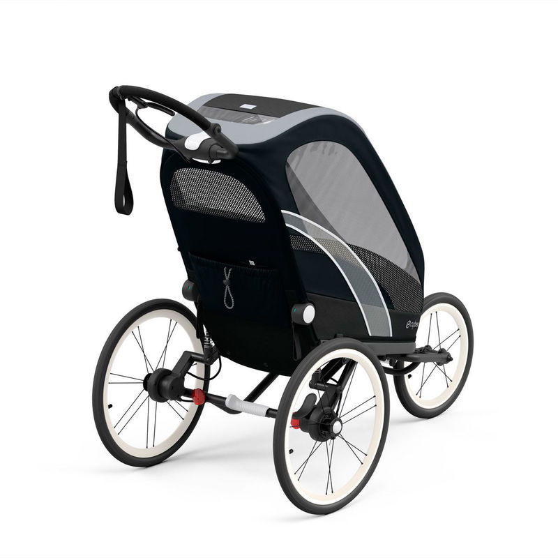 babyonlineshop CYBEX ZENO One Box All Black Rahmen + Sitzpaket als Komplett-Set Clearance-Verkauf