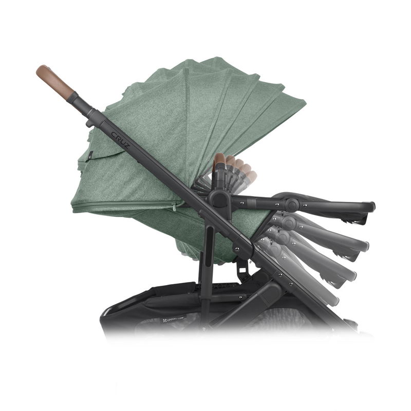 babyonlineshop UPPAbaby Cruz V2 Sportwagen Gwen green melange Begrenzt auf 3 Tage