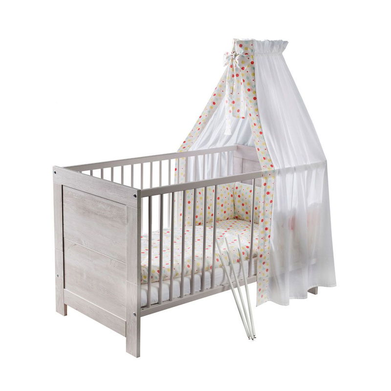babyonlineshop Schardt Nordic Halifax Kinderbett 70 x 140 cm Halifax Eiche/Weiß Versandkostenfrei