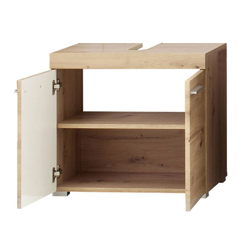 babyonlineshop trendteam Amanda Badmöbel 60x190x34 cm 2-teilig asteiche / asteiche Kauf eins, bekomm eins gratis