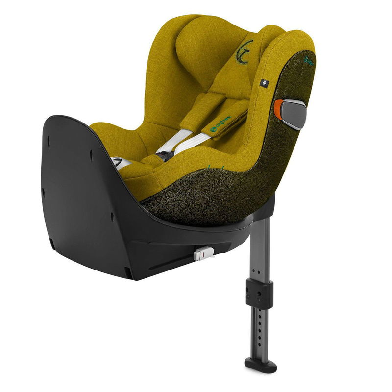 babyonlineshop CYBEX Sirona Zi i-Size plus Mustard Yellow ab Geburt bis 105 cm (ca. 4 Jahre)