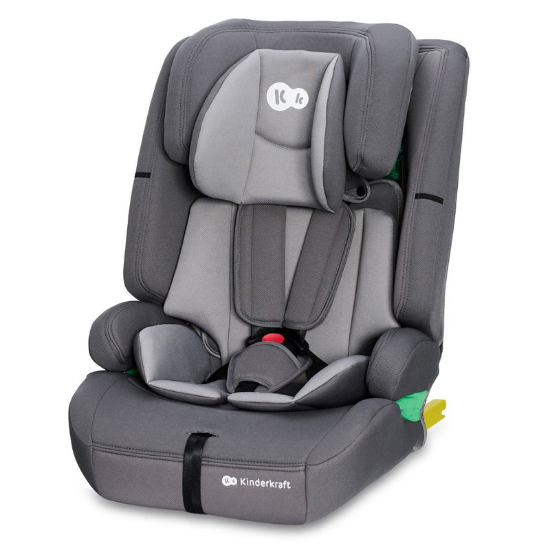 babyonlineshop Kinderkraft SAFETY-FIX 2 i-Size Kindersitz grey 76-150 cm