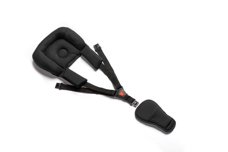 babyonlineshop tfk Velo 2 Sicherheitsgurt + Kopfpolster schwarz