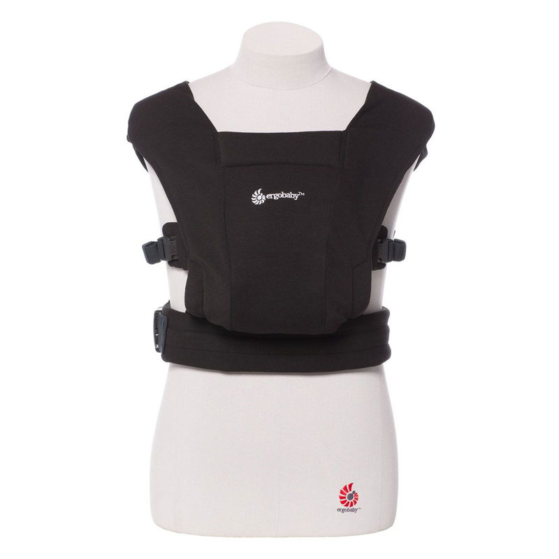 babyonlineshop Ergobaby Embrace Pure Black Babytrage für Neugeborene Großer Ausverkauf