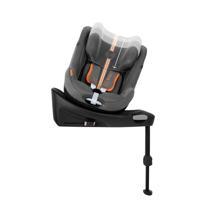 babyonlineshop CYBEX Sirona Gi i-Size Plus Lava Grey ab Geburt bis 105 cm (ca. 4 Jahre) Preisnachlass