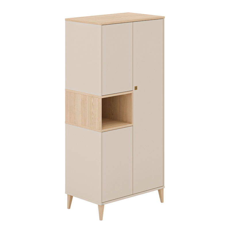 babyonlineshop Paidi Mila & Ben Kinderzimmer 3-türig Cashmere-Beige / Scandinavian-Wood Exklusive Angebote